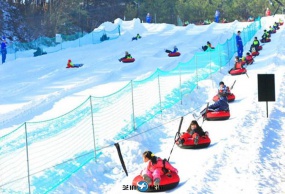 韩国 冬季 玩雪橇  包车一日游