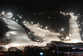 韩国 江原道 夜场滑雪 包车一日游