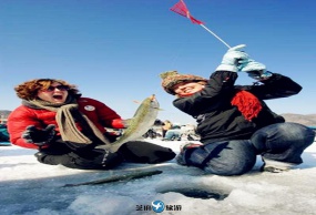 韩国 冬季 华川冰钓  包车一日游