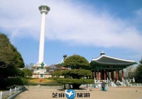 韩国釜山翻译 韩国釜山龙头山公园釜山塔