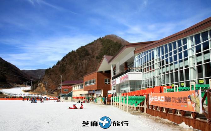 韩国O2度假村滑雪场