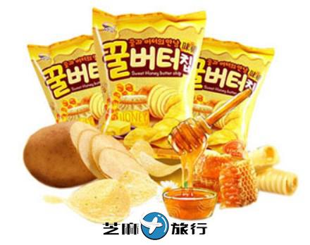 韩国美味零食-薯片